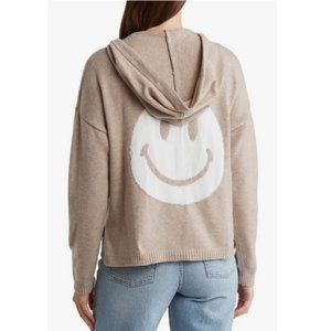Sweet Romeo Tan Smiley Face Hoodie